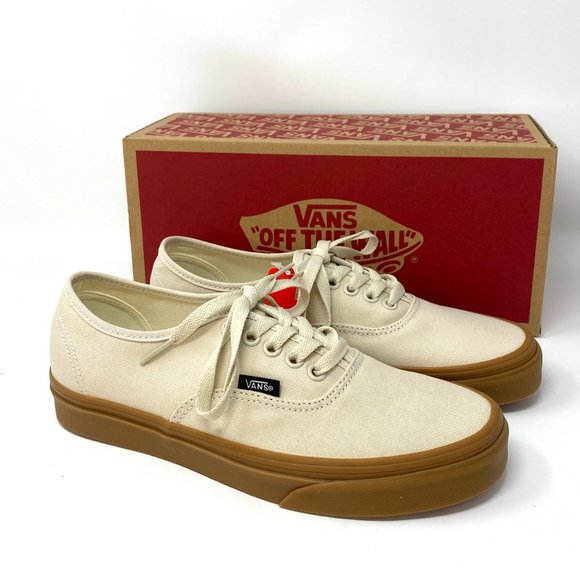 VANS Authentic Gum Canvas Caramel  Men Sneakers - Picture 3 of 15